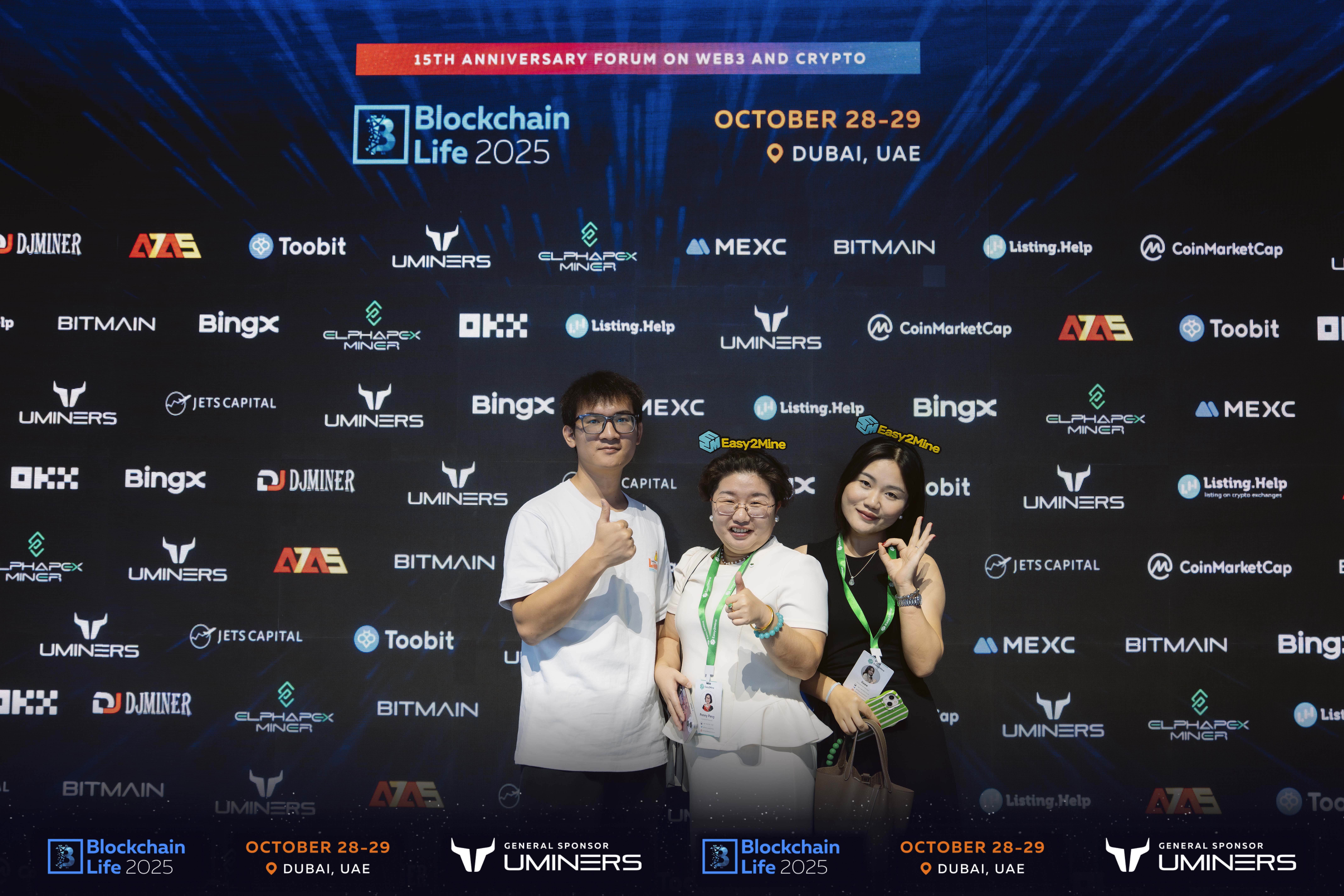 2025 - E2M Team Attended Blockchain Life 2025 in Dubai